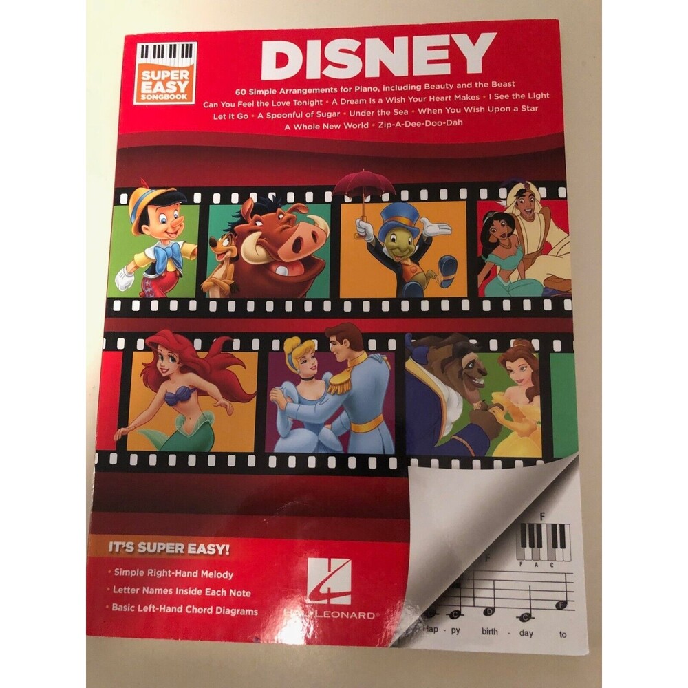 Disney Classics 60 Songs Songbook Sheet Music Hal‎ Leonard